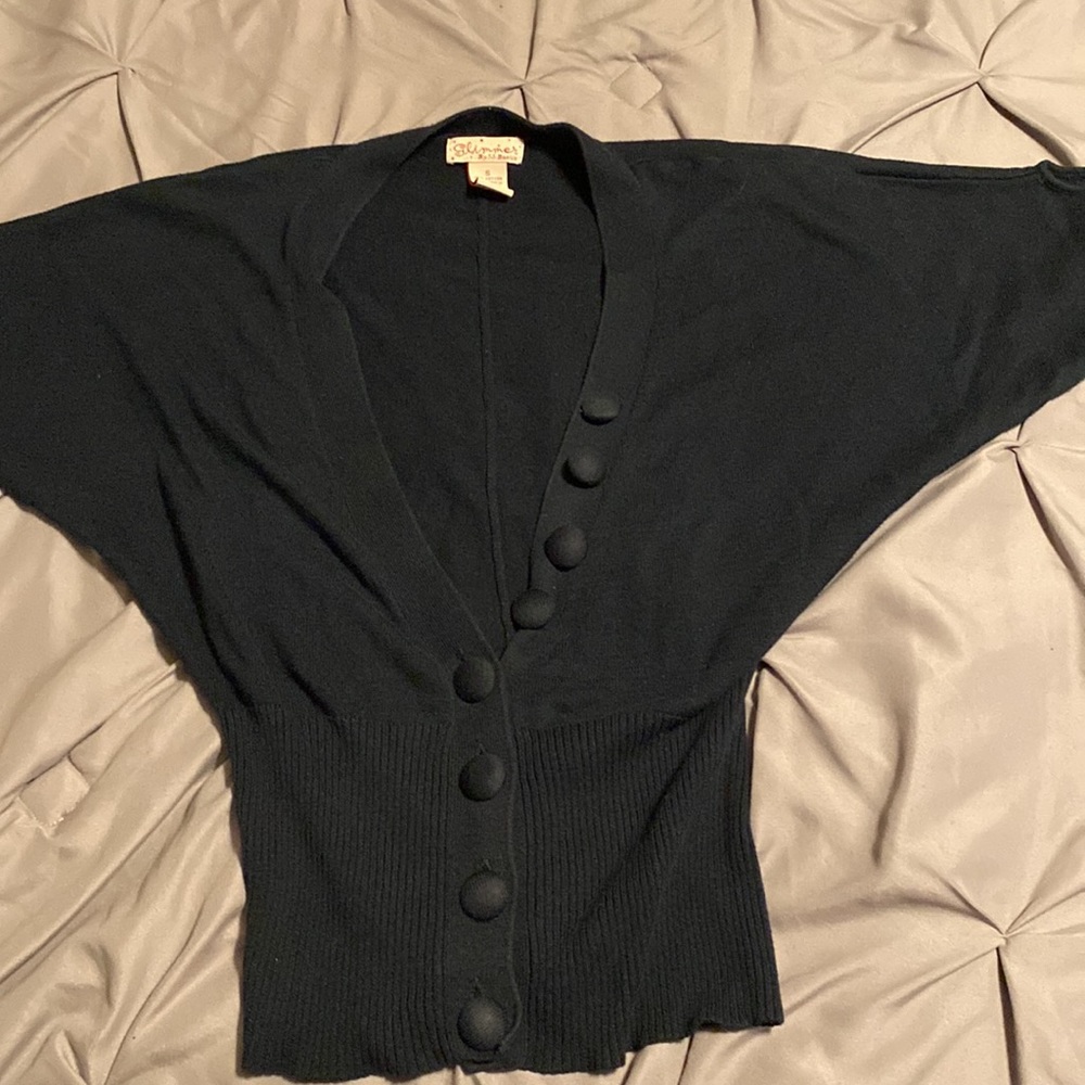 Blue button cardigan